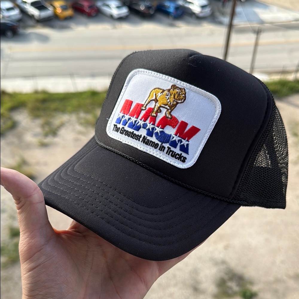 MACK Trucking Black Trucker Hat
